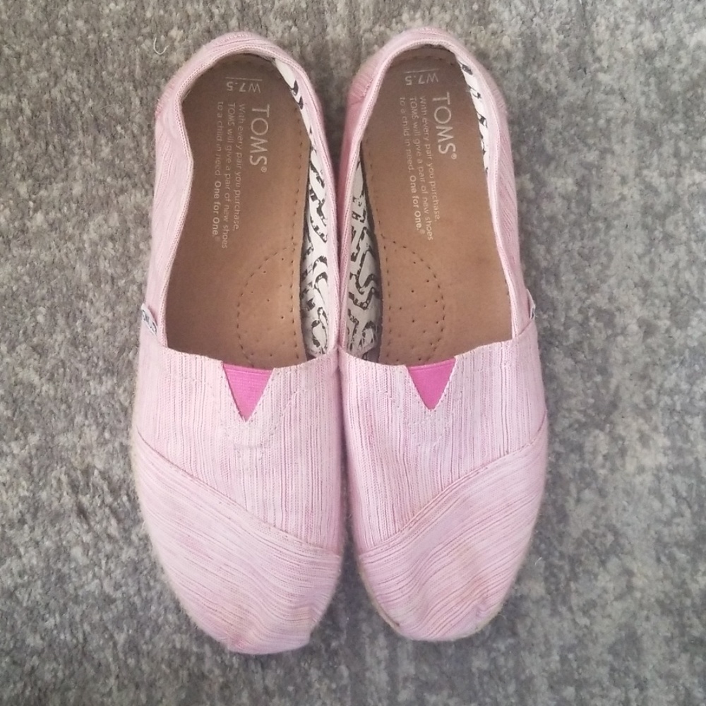 Womens Pink TOMS